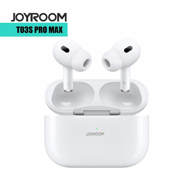 JOYROOM JR-T03S PRO MAX TRUE WITH POP UP WINDOWS WIRELESS EARBUDS ORIGINAL WHITE