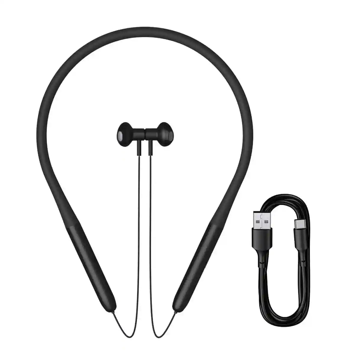 Baseus Bowie P1 Half In-ear Neckband Wireless Earphones in Black
