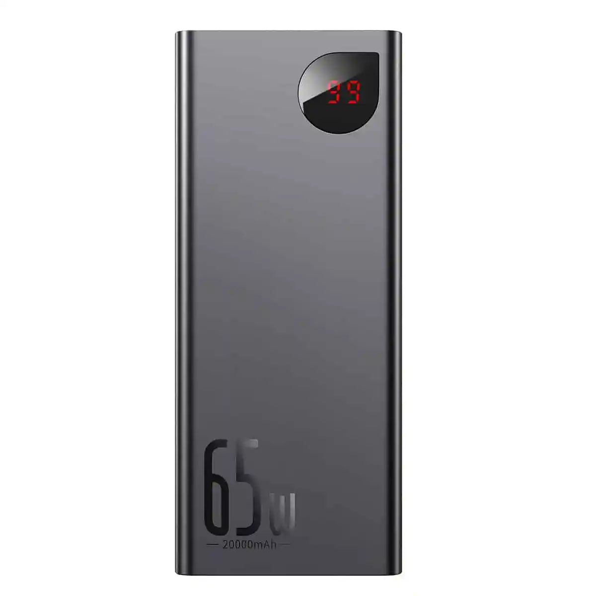 Baseus Adaman 20000mAh 65W Metal Digital Display Quick Charge Power Bank – Black
