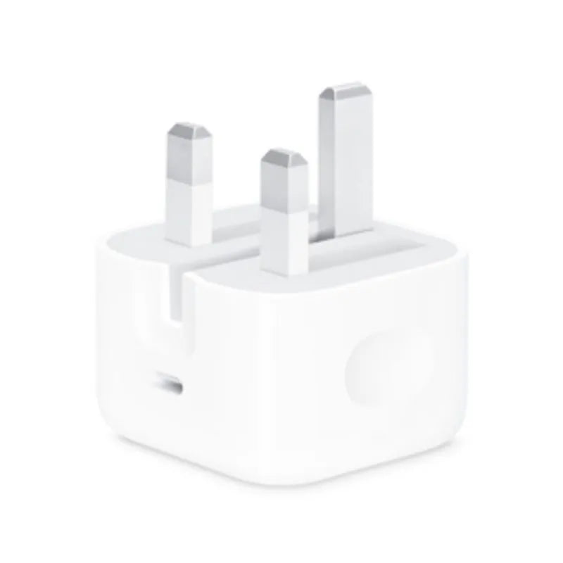 Apple 20W PD Charger: Rapid Charging, Three-Prong Design