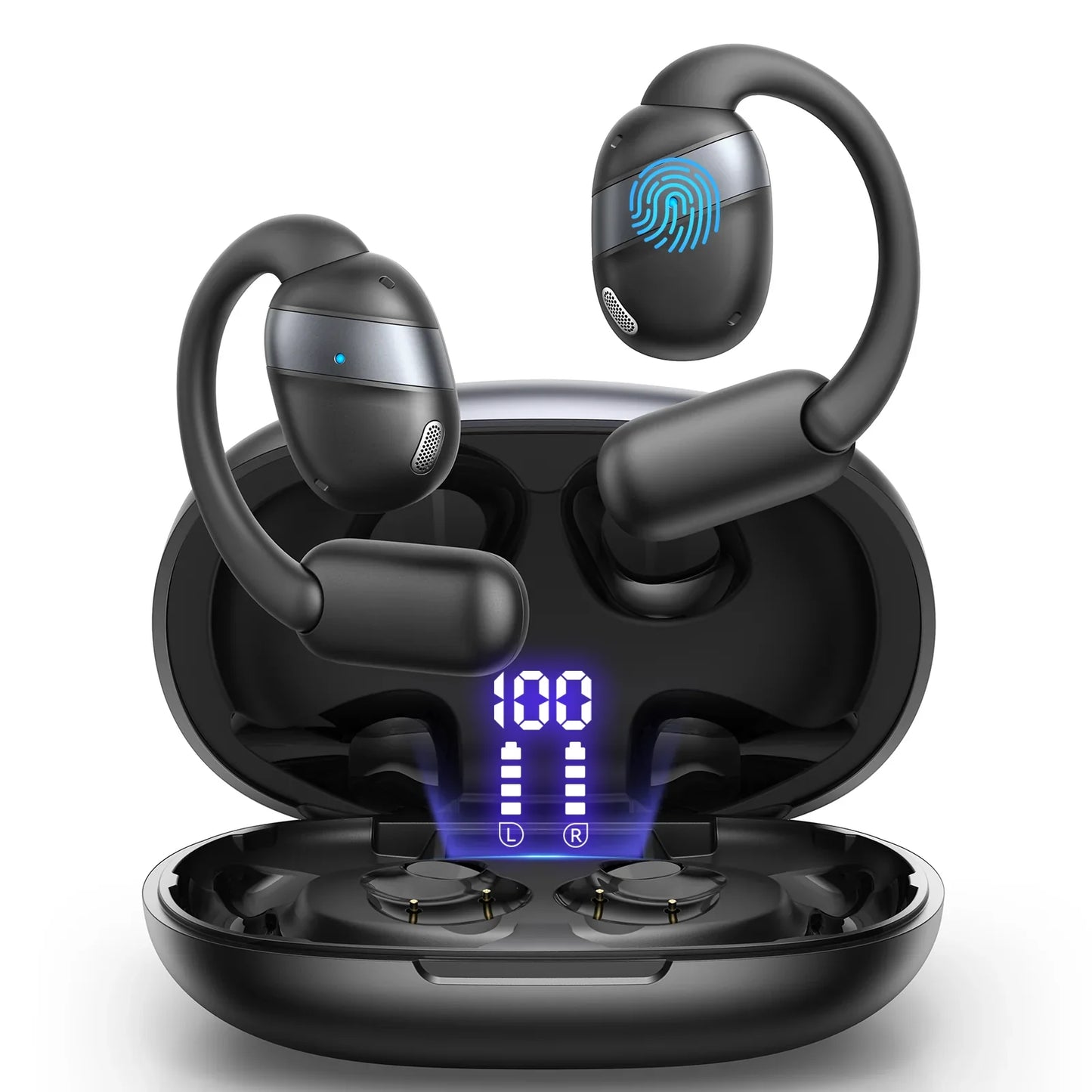 JOYROOM JR-OE4 Open-Ear True Open Free Wireless Headphones-Black