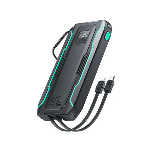 JOYROOM JR-L017 22.5W Power Bank with Dual Cables 10000mAh-Black