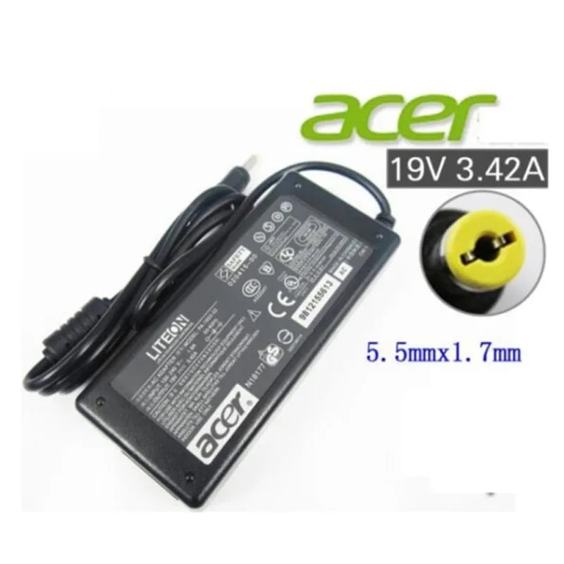 ACER 19V 3.42A 65W STANDARD PIN 65W Laptop Charger