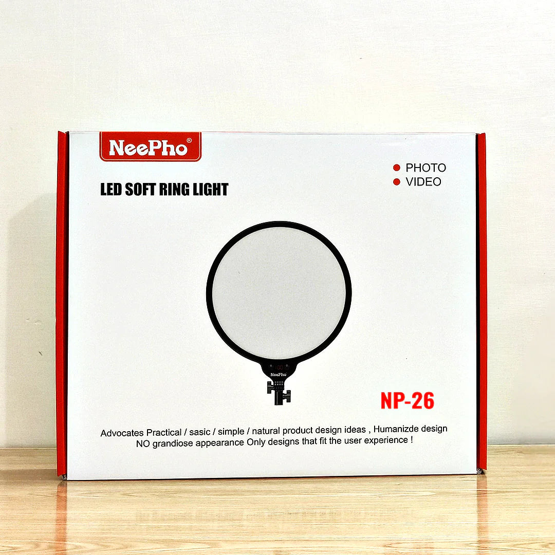 Neepho NP-26 Ring Light Soft LED