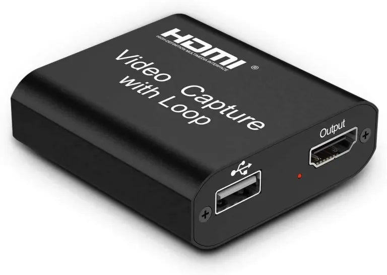 4K HDMI Capture Card with Mic & Loop Out