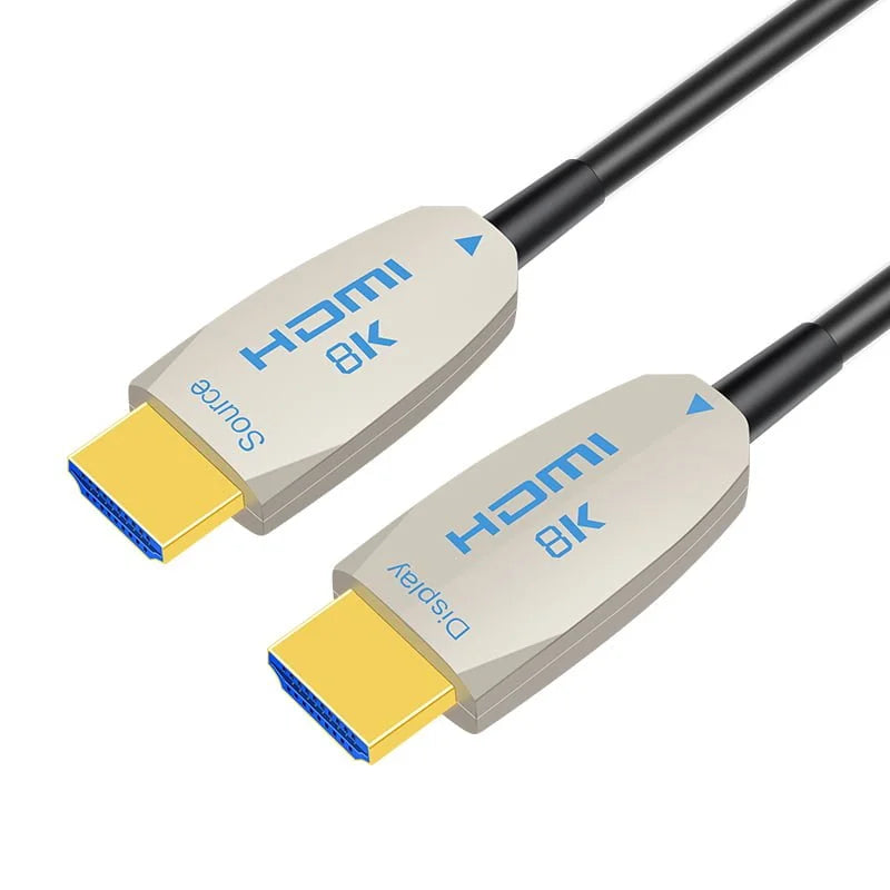 10m Fiber Hdmi Cable 2.0/2.1 Aoc(active Optical Cable) 30awg Copper Support 4k 8k Uhd