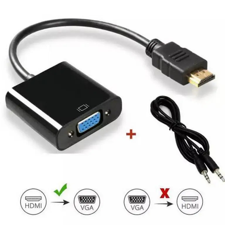 HDMI to VGA Adapter with Audio