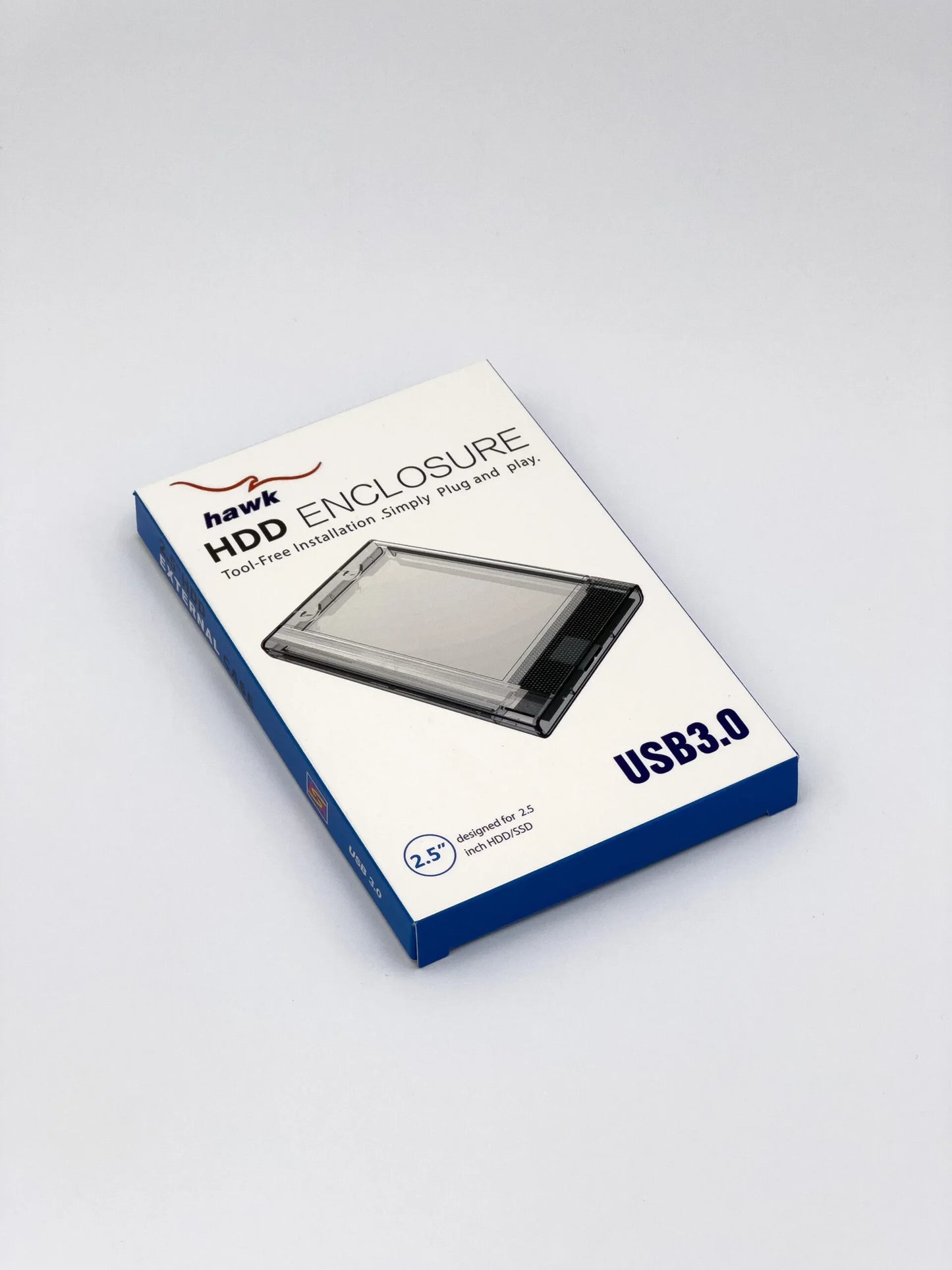 HAWK 2.5″ HDD Case USB 3.0 Crystal