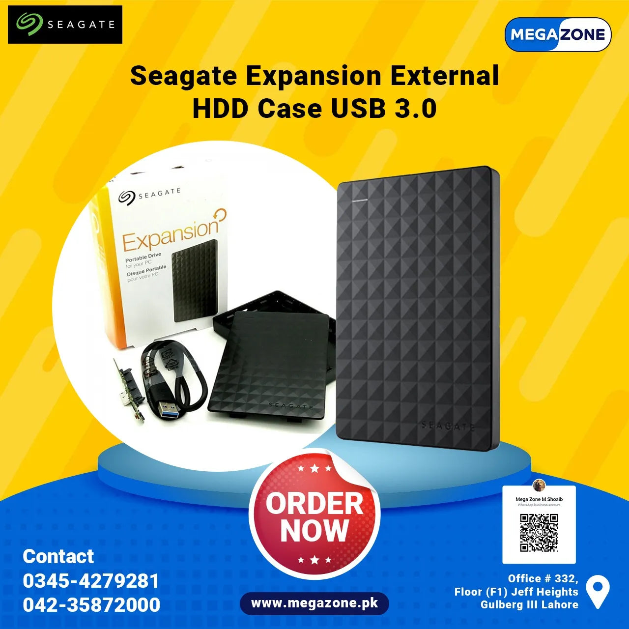Seagate Expansion External HDD Case USB 3.0