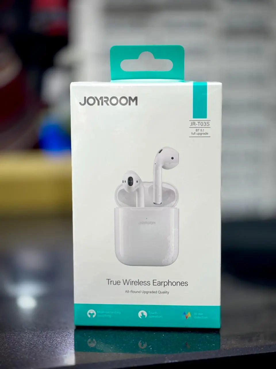 JOYROOM JR-NX2 T03S 2ND GEN Bilateral TWS Bluetooth Headset White