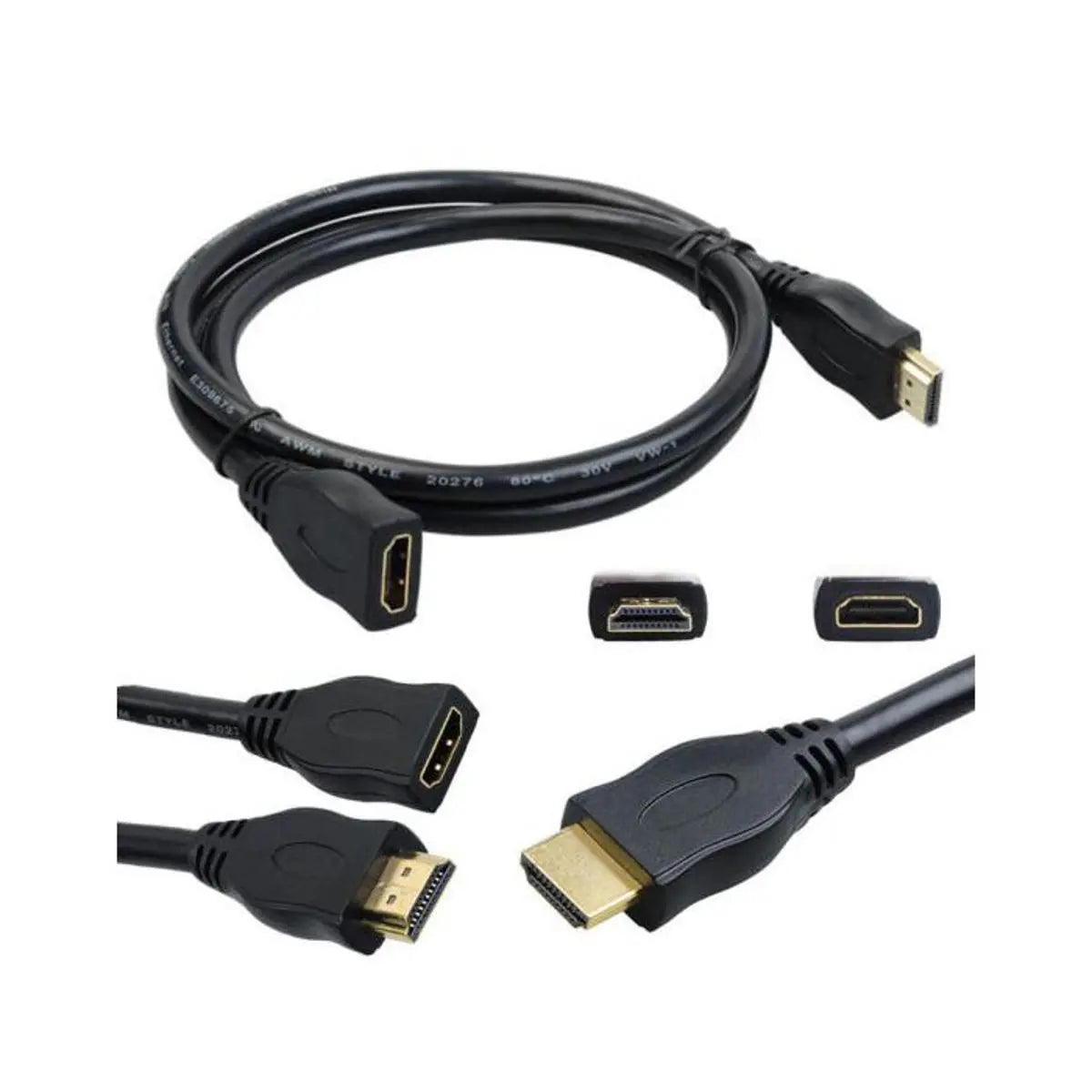 HDMI Male to Female Extension Cable (0.3M)