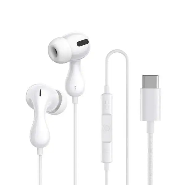 Baseus Encok CZ20 Wired Earphones Moon White