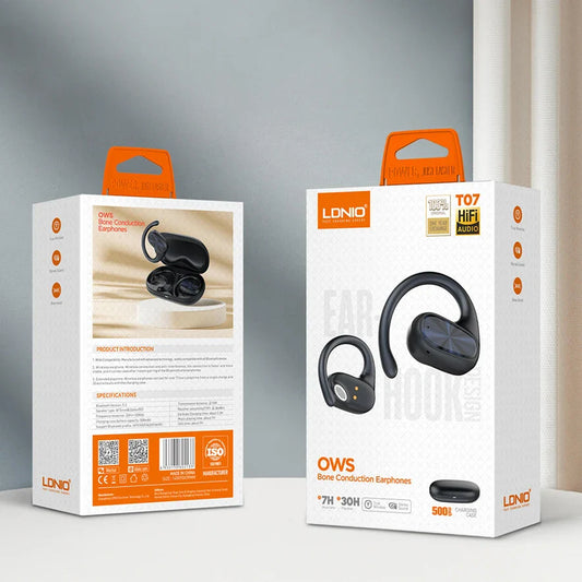 Ldnio T07 Wireless Stereo BT 5.3 Earbuds Over-Ear Headphones