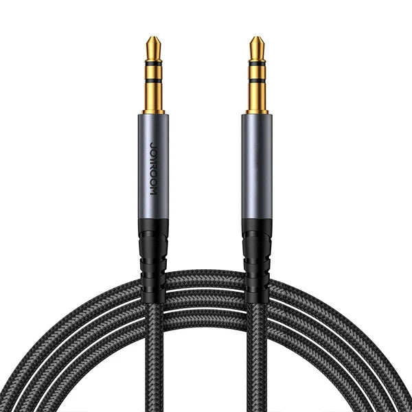 JOYROOM SY-A08 3.5mm Male to 3.5mm Male Audio-Transfer Series AUX Audio Cable 1.2m Black