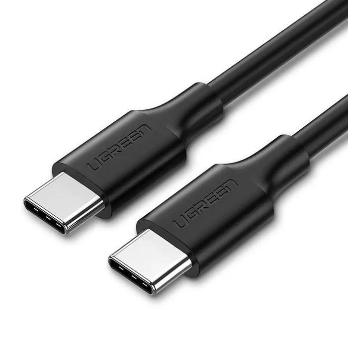 UGREEN US286 USB-C TO USB-C PD FAST CHARGING DATA CABLE BLACK 0.25M 15793