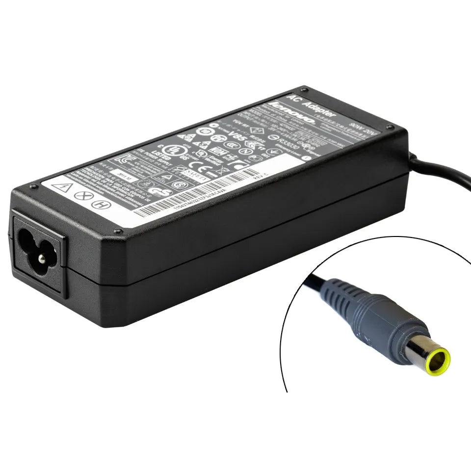LENOVO 20V 3.25A C/P ROUND PIN YELLOW AND GRAY 65W Laptop Charger