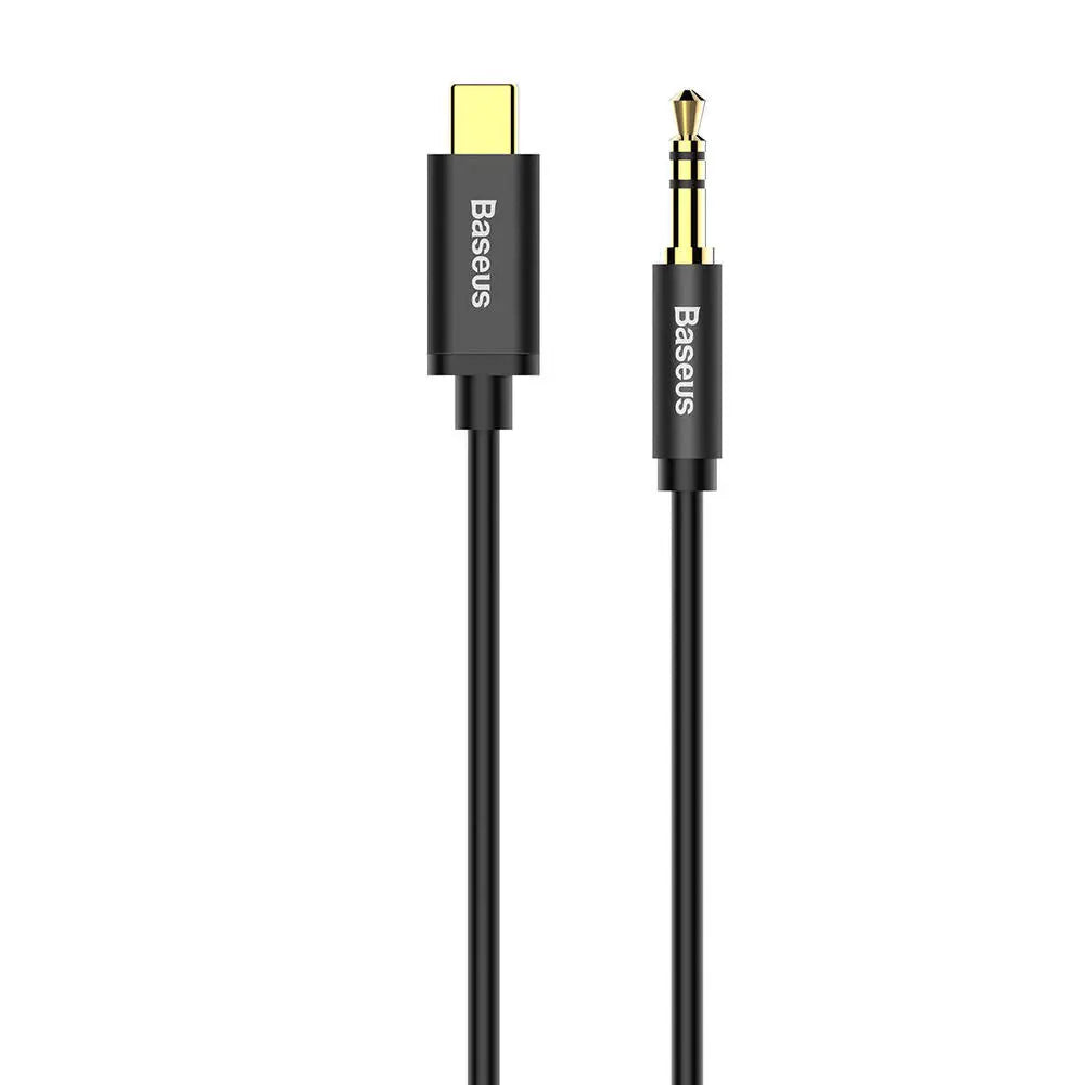 Baseus M01 Yiven Type-C Male to 3.5mm Male Audio Cable – Black