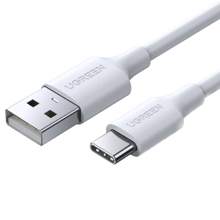 UGREEN L302 USB-A TO USB-C 18W Fast Charging cable 45641 white