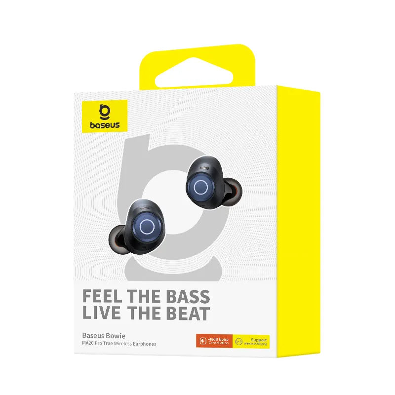 Baseus Bowie MA20 Pro True Wireless Earphones Cluster Black A00063400113-00