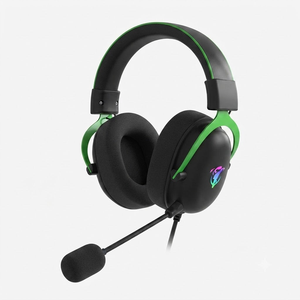 JEDEL GH818 USB 7.1 Surround Sound RGB Gaming Headphones