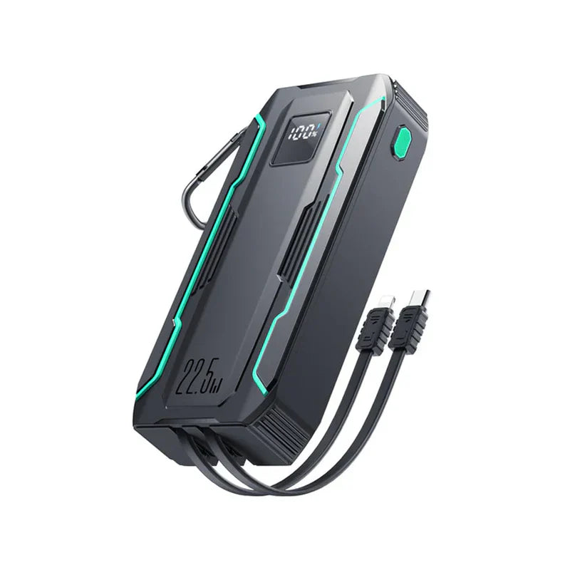 JOYROOM JR-L018 22.5W Power Bank with Dual Cables 20000mAh-Black