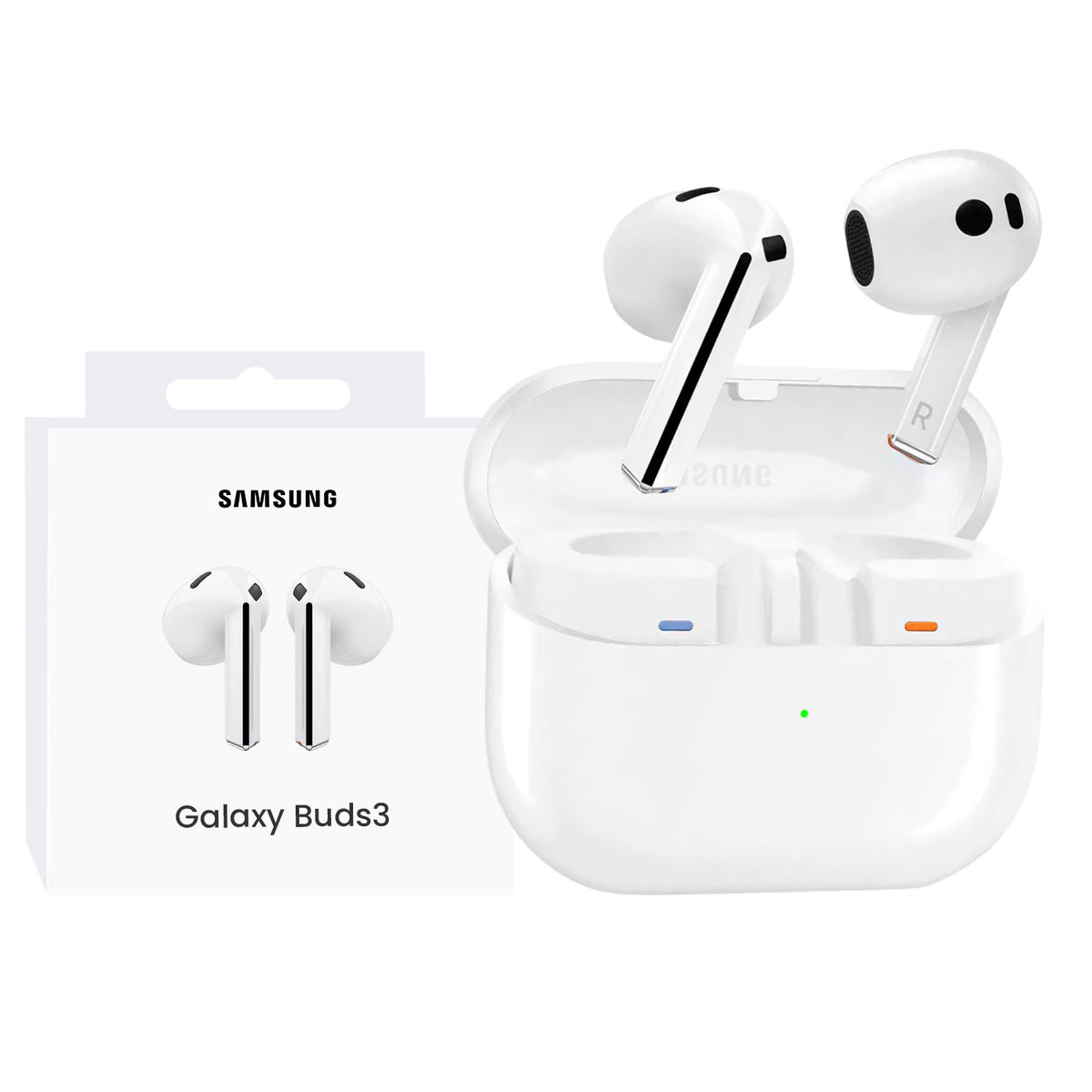 Sooper Galaxy Buds3 R530 Wireless Charging Earbuds White
