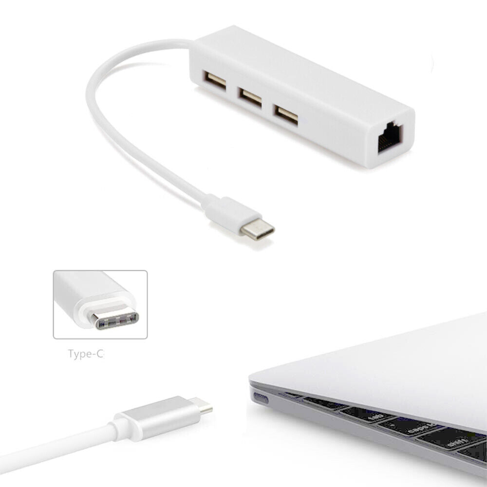 Type C 3.1 To Lan And Usb Hub