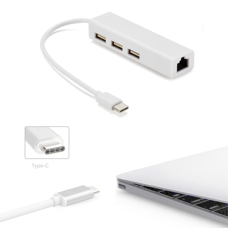 Type C 3.1 To Lan And Usb Hub