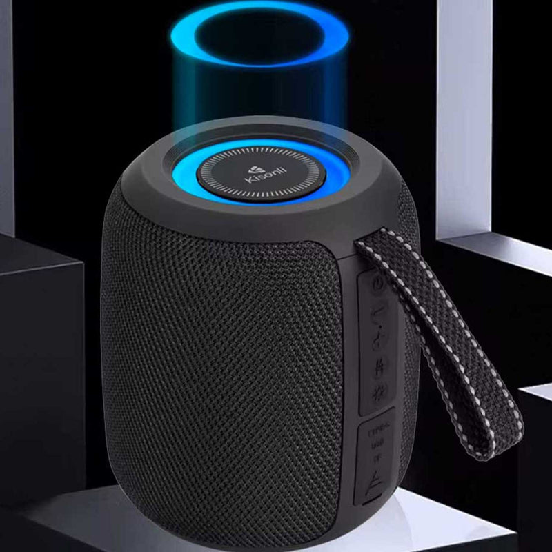 Kisonli Q26 10w Bt/fm/usb/tf/tws/rgb Bluetooth With Horn Small Speaker