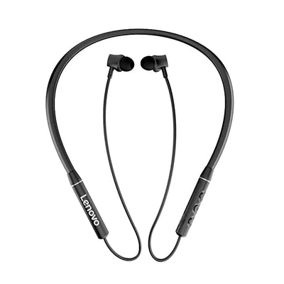 Lenovo HE05 Bluetooth 5.0 Wireless Earphones: Magnetic Neckband, Waterproof, Stereo Headset with Mic
