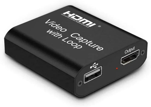 4K HDMI Capture Card with Mic & Loop Out