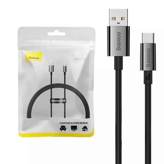 Baseus Data Cable USB to Type-C 100W 1m Superior Series Fast Charging Cluster Black P10320102114-00