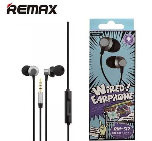 Remax RM-512 Newest Stereo Wired Music Earphone with Microphone