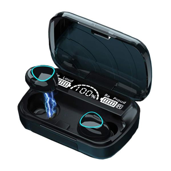 M10 WIRELESS EARBUDS BLUETOOTH EARPHONES NOISE CANCELLATION HIFI QUALITY