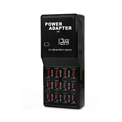 DC to USB 12-Port Charger
