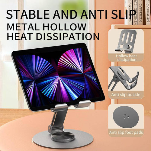 360 Rotating Aluminum Phone & Tablet Stand