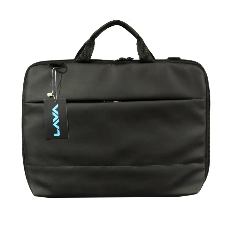 CX01 15.6 Inch Ultra Slim Laptop Bag – PU Leather,black
