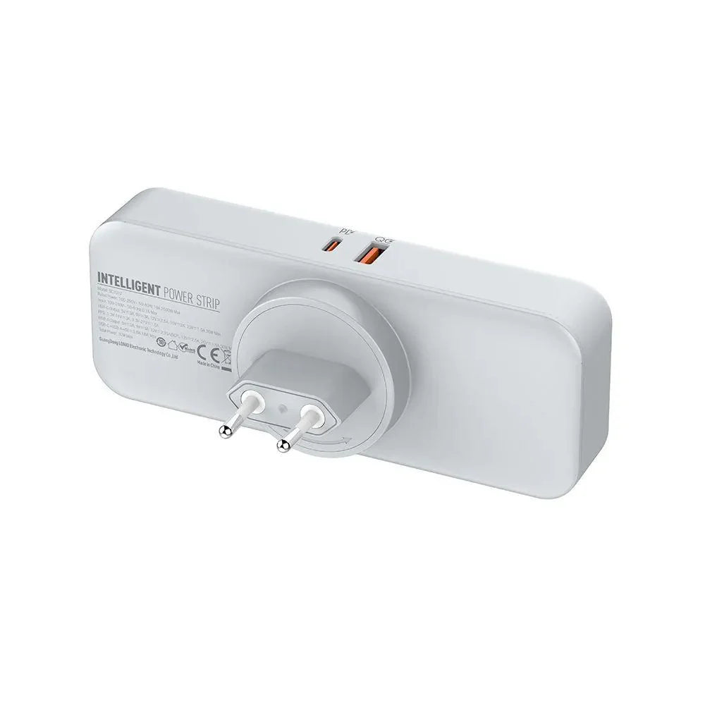 LDNIO SC3317 Plug Expansion Socket with USB Wall Plug Adapter 3 Way 1 to 3 Power Expansion Adapter