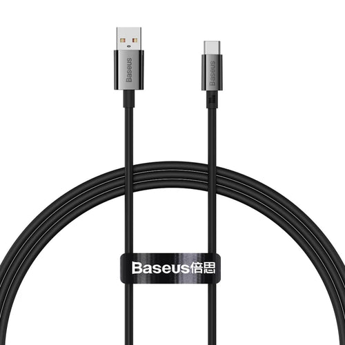 Baseus Data Cable USB to Type-C 100W 1m Superior Series Fast Charging Cluster Black P10320102114-00