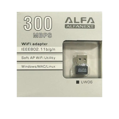 ALFA UW06 ALFANEXT Wireless Adapter 300Mbps WIFI Dongle