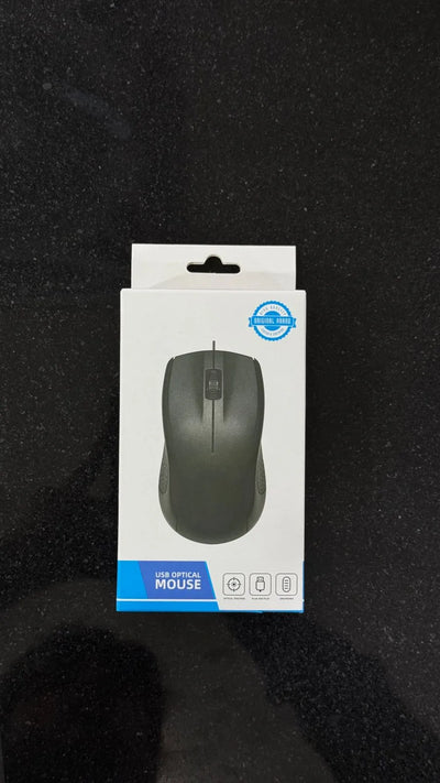 HK-124 WIRED MOUSE BLACK