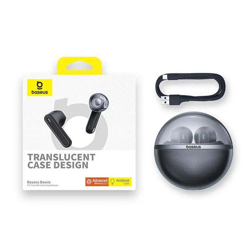 Baseus Bowie E5 True Wireless Earphones Cluster Black A00054501113-Z1