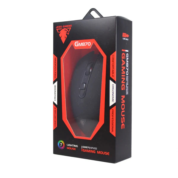 JEDEL GM870 Wired RGB Gaming Mouse