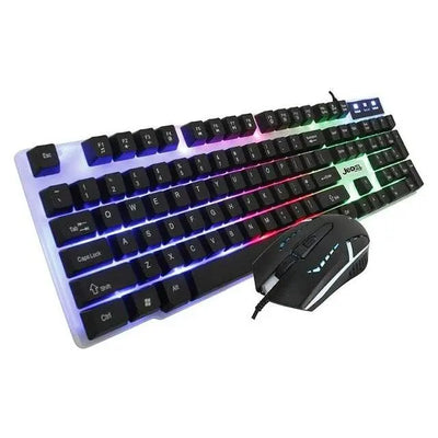 JEDEL GK-100 Gaming RGB Keyboard and Mouse Combo