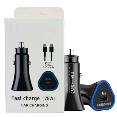 Samsung Car Charger Fast Charging 3.0 Type C 25w With Type C Cable
