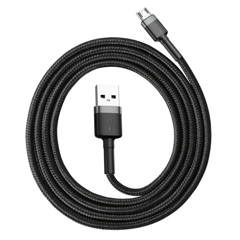 Baseus Cafule Cable USB for Micro 2.4A – 1m Gray + Black