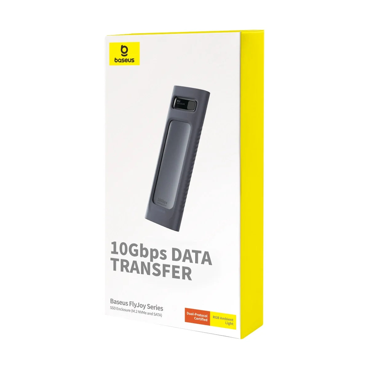 Baseus FlyJoy Series SSD Enclosure(M.2 NVMe and SATA) Space Grey B00760600811-01