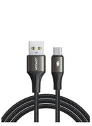 JOYROOM S-A25 Light-Speed Series 3A Fast Charging Data Cable (USB-A to Type-C) 1.2m-Black