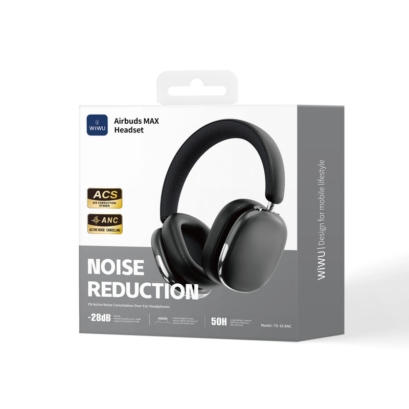 WIWU TD-16 ANC Airbuds MAX Headset black