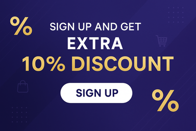 signup and get extra 10% discount image should match the dimensions of section